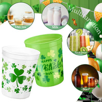 Norme 24 reusable plastic soccer party cups in 4 printed styles - view 14