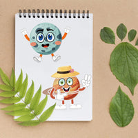 24 Sheets Make a Face Stickers for Kids Toddlers Party Favors Crafts – Fun for Kids & Family - Space - image 3