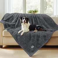 Luciphia Waterproof Dog Blanket - Grey Heart / L (65" x57")