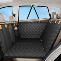 Dog Car Seat Cover for Back Seat, Hard Bottom Back Seat Extender – Essentials for Dogs - L - 51"W - For Compact Cars & Subcompact SUVs