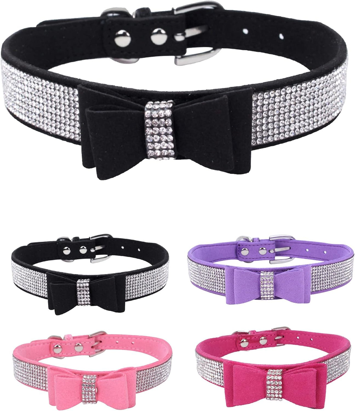 Dog Collar for Small Dogs - L / black1