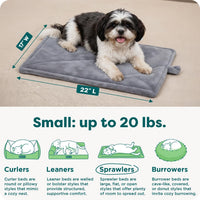 FurHaven ThermaNAP Self Warming Cat Mat - Small - 22"L x 17"W / Gray - image 3