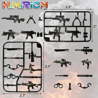 Weapons Pack Military Toy Set Building Blocks Model for Soldier - 80 PCS-Weapons - image 2