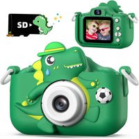 Dinosaur Kids Camera for Boys Girls - Green