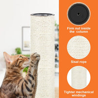 4 PCS M8 Cat Scratching Post Replacement - 40cm / M8+White01 - image 4