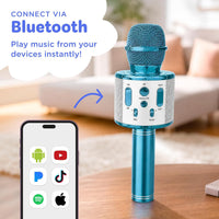 Move2Play, Kids Karaoke Microphone - Blue - image 3