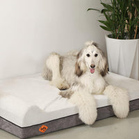 Laifug Orthopedic Memory Foam Extra Large Dog Bed Pillow Durable - 50.0"L x 36.0"W x 10.0"Th / Dark Grey - image 2