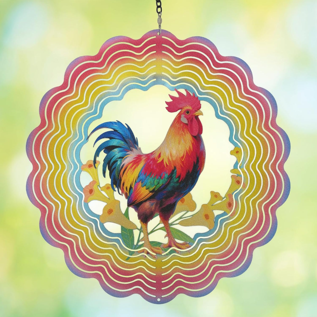 Cawalap Wind Spinners Outdoor Butterfly - Chicken / 12 Inch