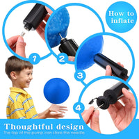 Yunsailing bulk dodgeballs, 24 6 inch playground balls with air pump - view 7