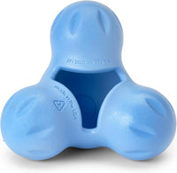 WEST PAW Zogoflex Tux Treat Dispensing Dog Chew Toy – Interactive Chewing Toy for Dogs – Dog Games for Aggressive Chewers, Fetch, Catch – Holds Kibble, Treats, Small 4",Periwinkle