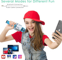 Kids Karaoke Microphone, Wireless Bluetooth Toy Microphone Christmas Gift – Fun for Kids & Family - Blue - image 4