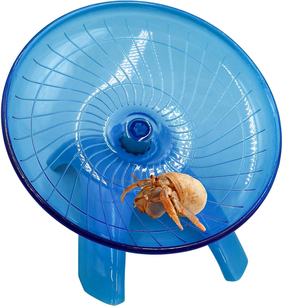 Hermit Crabs Wheel Toy, Hamster Running Wheel Toys - Large / Blue