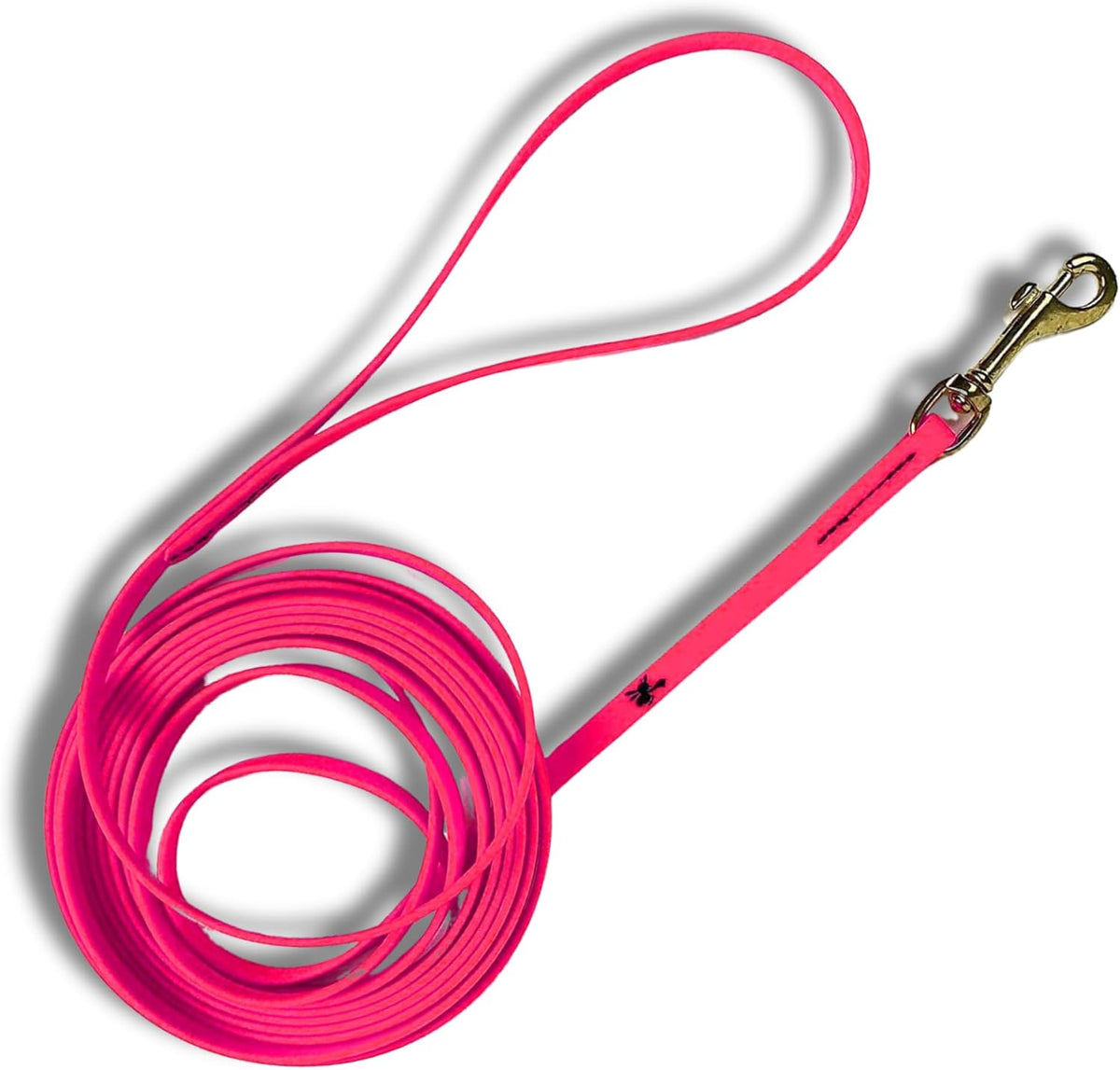 Biothane Long Line, Made in USA - Pink / 1/2" x 15ft
