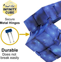Infinity Cube Fidget Toys for Kids - Galaxy-blue / 1.5 x 1.5 Inches - image 4