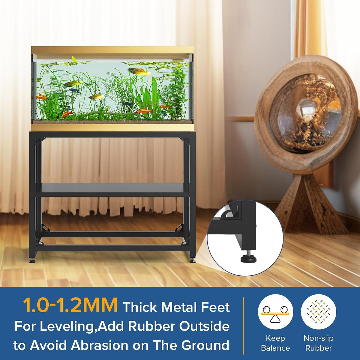 TOCRETOARE Fish Tank Stand 40 Gallon - 36.5"x18.5"x29.5" - image 4