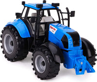 ToylandⓇ Friction Powered Farm Tractor with Opening Bonnet - Blue - image 3