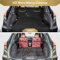 SUV Cargo Liner for Dogs - Trunk Cover for SUV with Bumper Flap Protector – Essentials for Dogs - Pockets Black / Standard: 55" x 91" - image 3