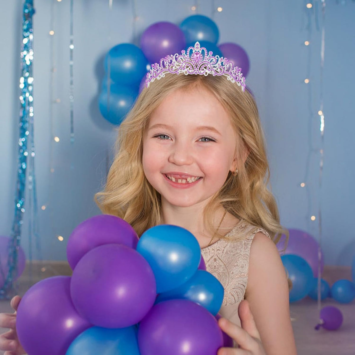 CIEHER Princess Crown and Birthday Sash Set - Crown and Sash - image 2
