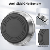 Stainless Steel Dog Bowls Set of 2 - Type B: 8 Cups - image 2