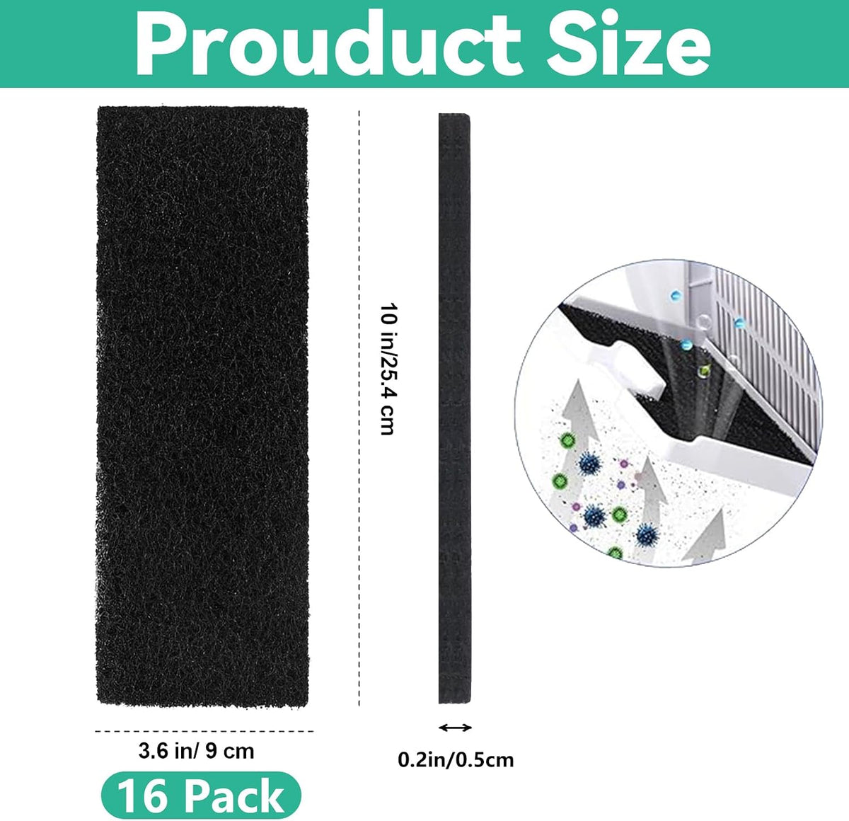 8Pcs Carbon Filters Compatible with LR 4 - 16 Pcs L3 Filters - image 2