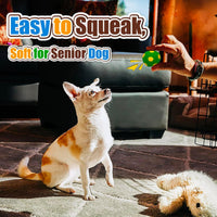 2" Squeaky Dog Toys for Small Dogs, Mini Breed - 2.0'' for XS/S / Yellow+Green+Rose Red+Blue - image 3