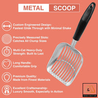 Metal Cat Litter Scoop, Cat Scooper, Metal Litter Scooper - image 3
