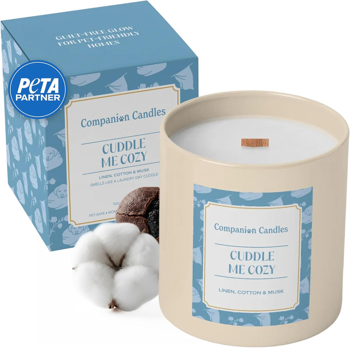 Nostalgia Pet-Friendly Scented Candle - Cuddle Me Cozy - 11.8oz / Cuddle Me Cozy