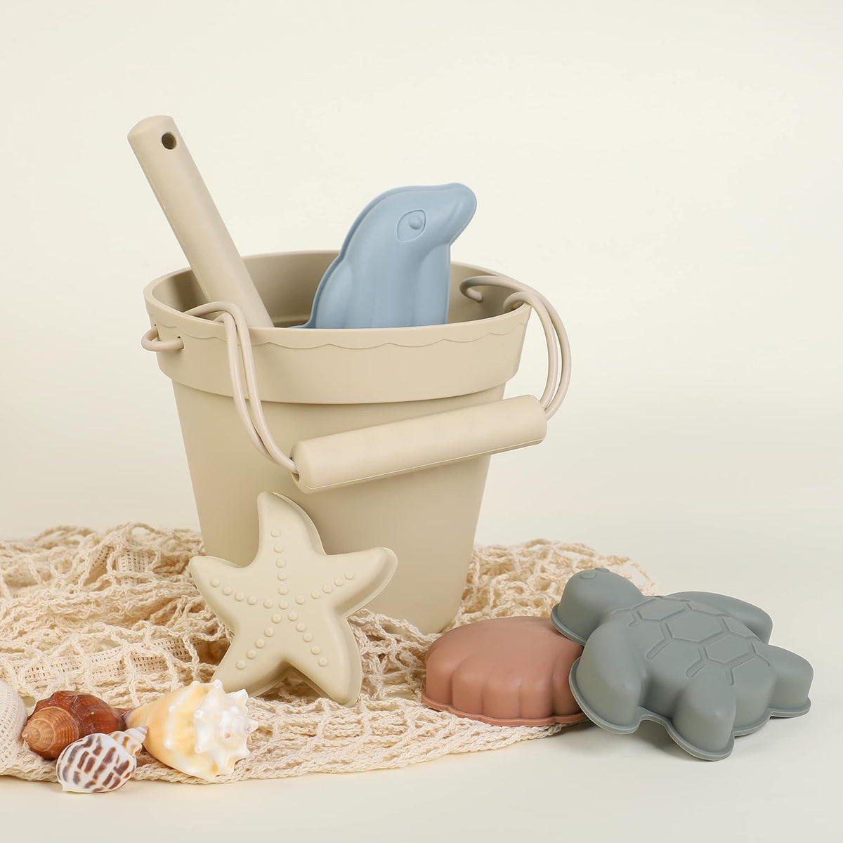 BLUE GINKGO Silicone Beach Toys - Beige - image 2