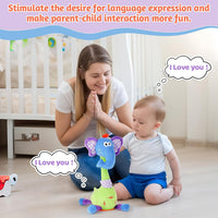 Dancing Talking Giraffe Toy, Singing Giraffe Baby Toys for Kids – Fun for Kids & Family - Elephant - image 2