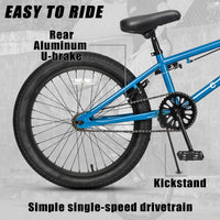 cubsala Crossea 18 20 Inch Kids Freestyle BMX Bike for 5-13 Years Old – Fun for Kids & Family - Blue & Black / 18 Inch / Without Pegs - image 3
