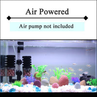 AQUANEAT Aquarium Air Powered Sponge Filter with Ceramic Media Balls - Small - image 4