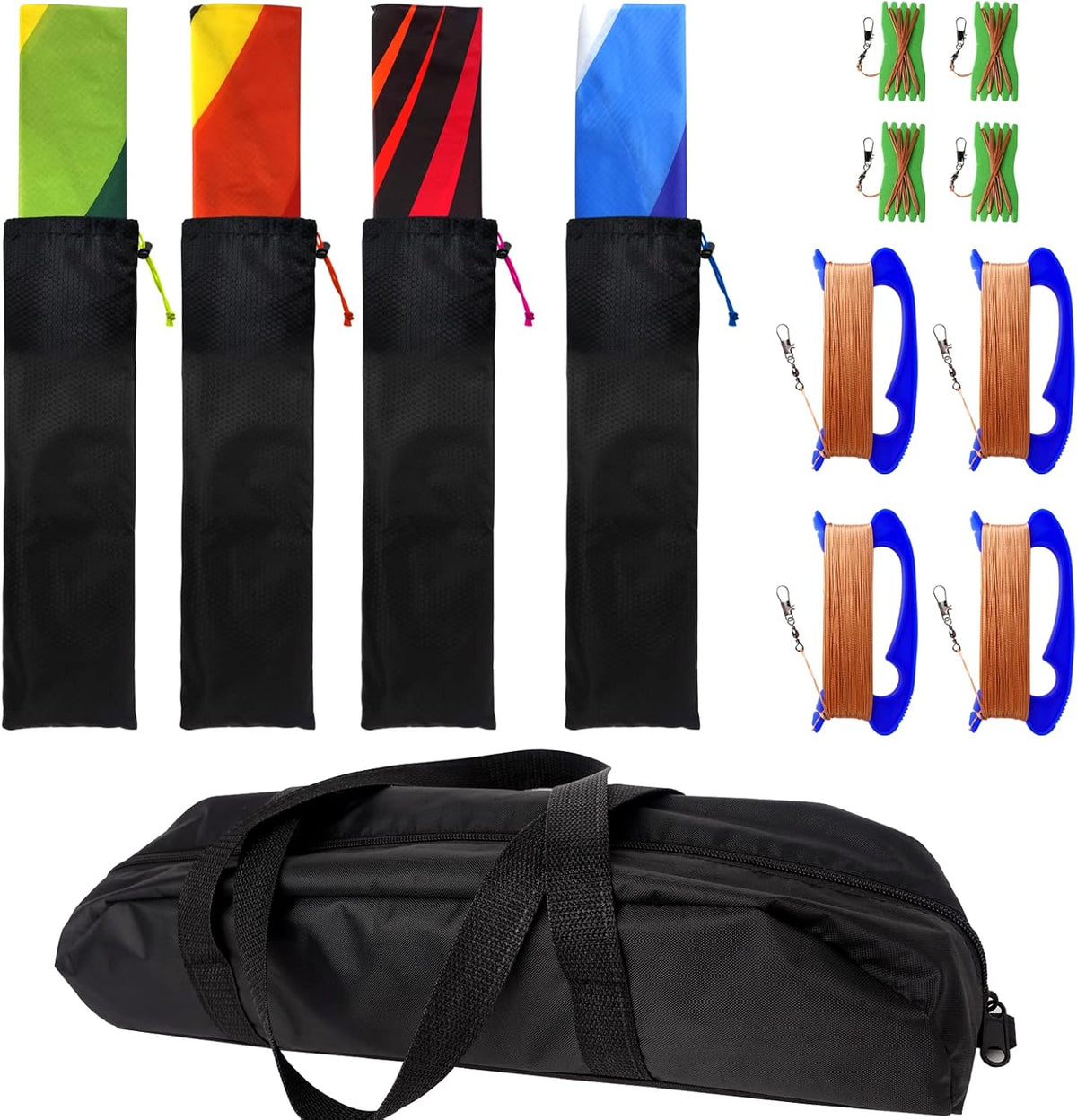 Delta Kite for Kids Ages 4-12 - 1 / Kite Train (4 Pack) - image 2