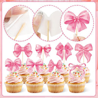 Adecortalk fall cupcake toppers, 48 glitter pumpkin, leaf and turkey picks in 8 designs - view 15