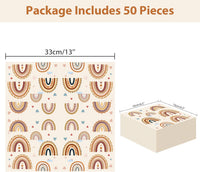 Party Greeting 50 galaxy space starry paper party napkins with a bright starry pattern - view 3