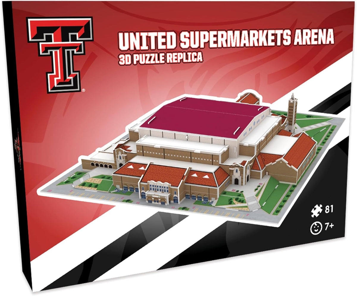 Pro-Lion 3D Jigsaw Puzzle of Michigan Wolverines Stadium 106 Pieces - Home of Texas Tech Basketball Team - image 3