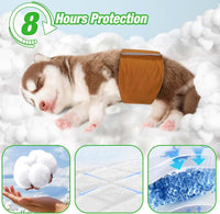 Dog Diaper Liners Booster Pads - Large-100Count - image 3