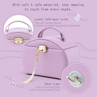 VLANDO 2 Layer Girls Musical Jewelry Box with Ballerina and Large - C.Purple - image 4