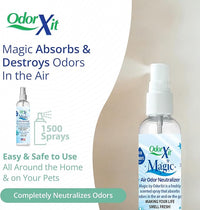 Magic Air Odor Neutralizer Spray, Powerful Dog & Cat Urine Odor Neutralizer, Safe Air Refresher for Home, Safe Odor Absorber for Pet, Closet & Any Strong Odor Remover, 8oz