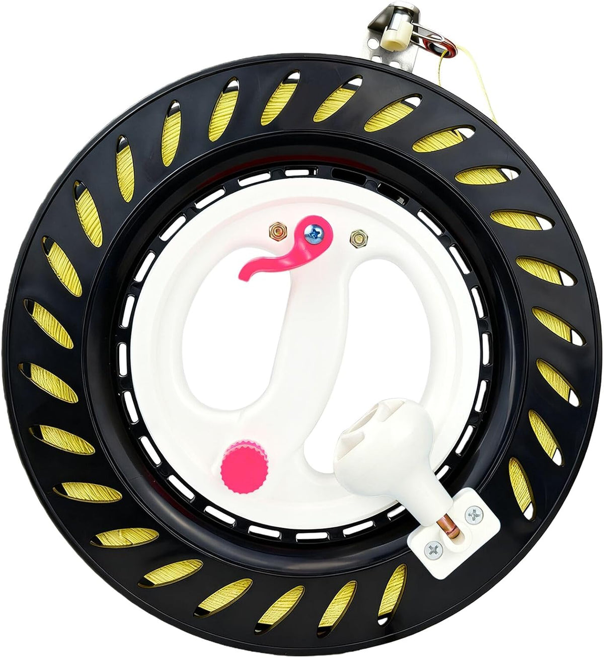 7.2in Kite Reels for Teens - Black Kite Reel With Brake / 9.9 inch