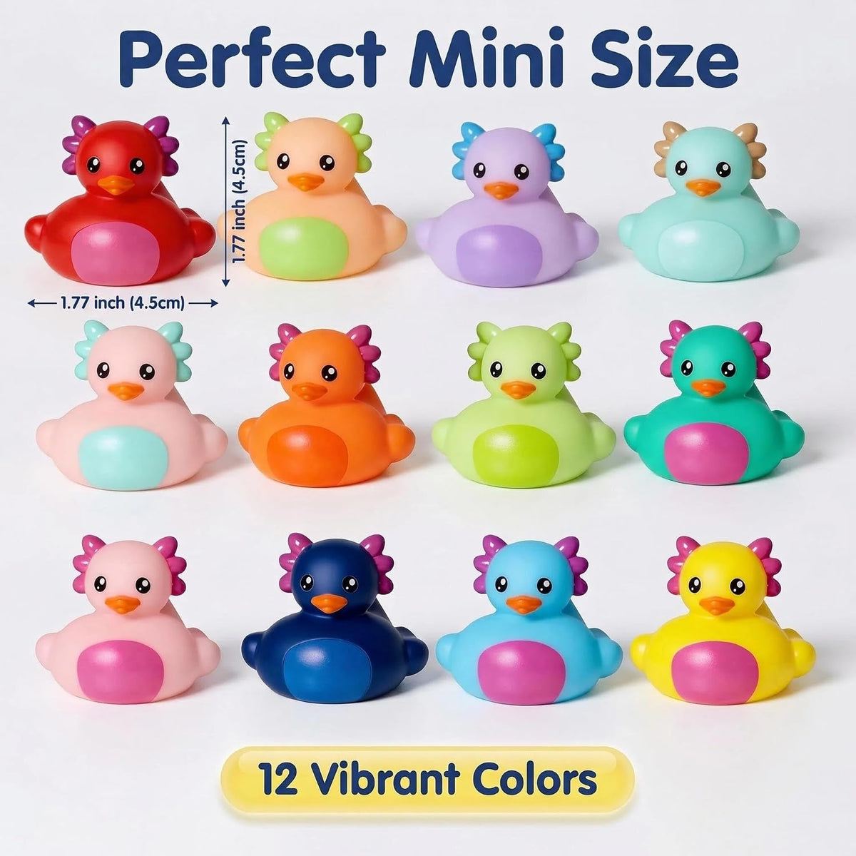 36 Pcs Halloween Rubber Ducks - Axolotl - image 2