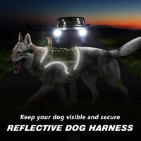 Tactical Dog Harness for Large Dogs - Green&Camo / XX-Large: 110-160 lbs (Chest:36-43",Neck:26-37") - image 3
