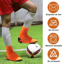 Football Spats Cleat Covers, Youth Boys, Keeps Dirt - Orange / Large - image 4