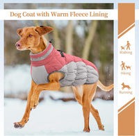 Dog Winter Jacket Cozy Reflective Waterproof Windproof Warm Pet - Small / BerryPink - image 4