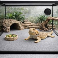 47" x 24" Large Reptile Carpet Terrarium Liner Bedding Reptile - Grey - image 2