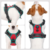 PHOEPET Upgraded No Pull Dog Harness, Reflective Adjustable Vest – Essentials for Dogs - Red / Small - image 2