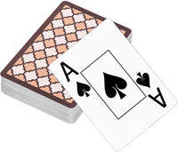Teskyer Waterproof Plastic Playing Cards, 2 Decks, Large Index – Fun for Kids & Family - 1 Pack - OR (Large Index)