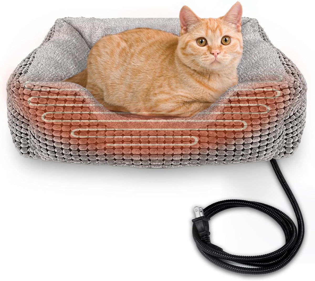 MARUNDA Heated Cats Bed for Indoor Use