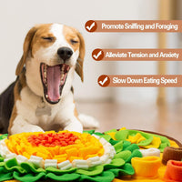 Snuffle Mat for Dogs, Pet Snuffle Mat for Small and Medium Dogs - Green / One Size - image 2