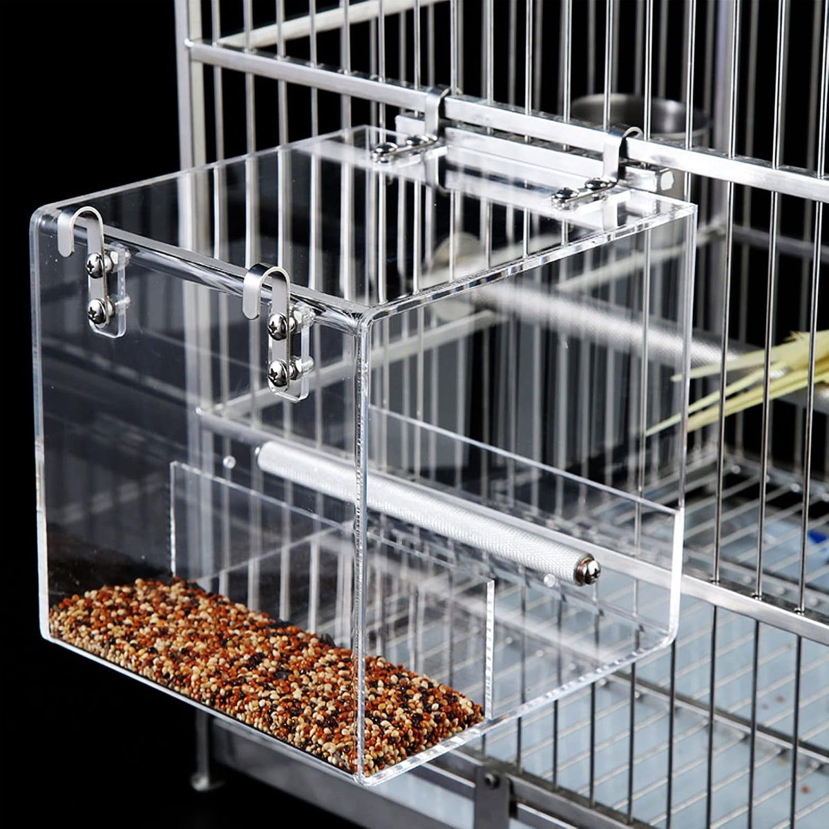 No Mess Bird Feeder for Cage - Small-5.1 Inch x 5.1 Inch - image 4