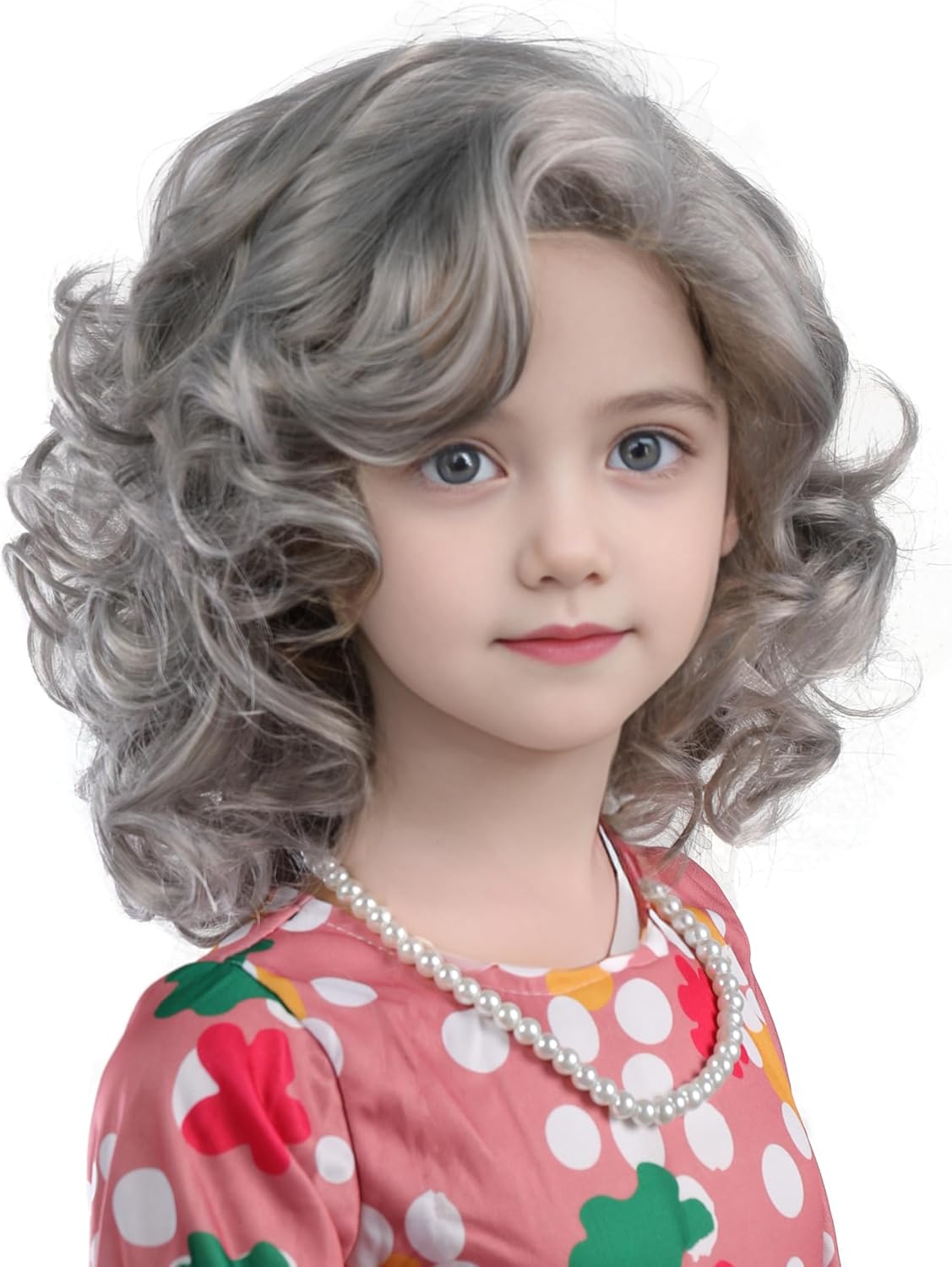MUPUL kids long black braided wig with bangs for Halloween costumes - view 31